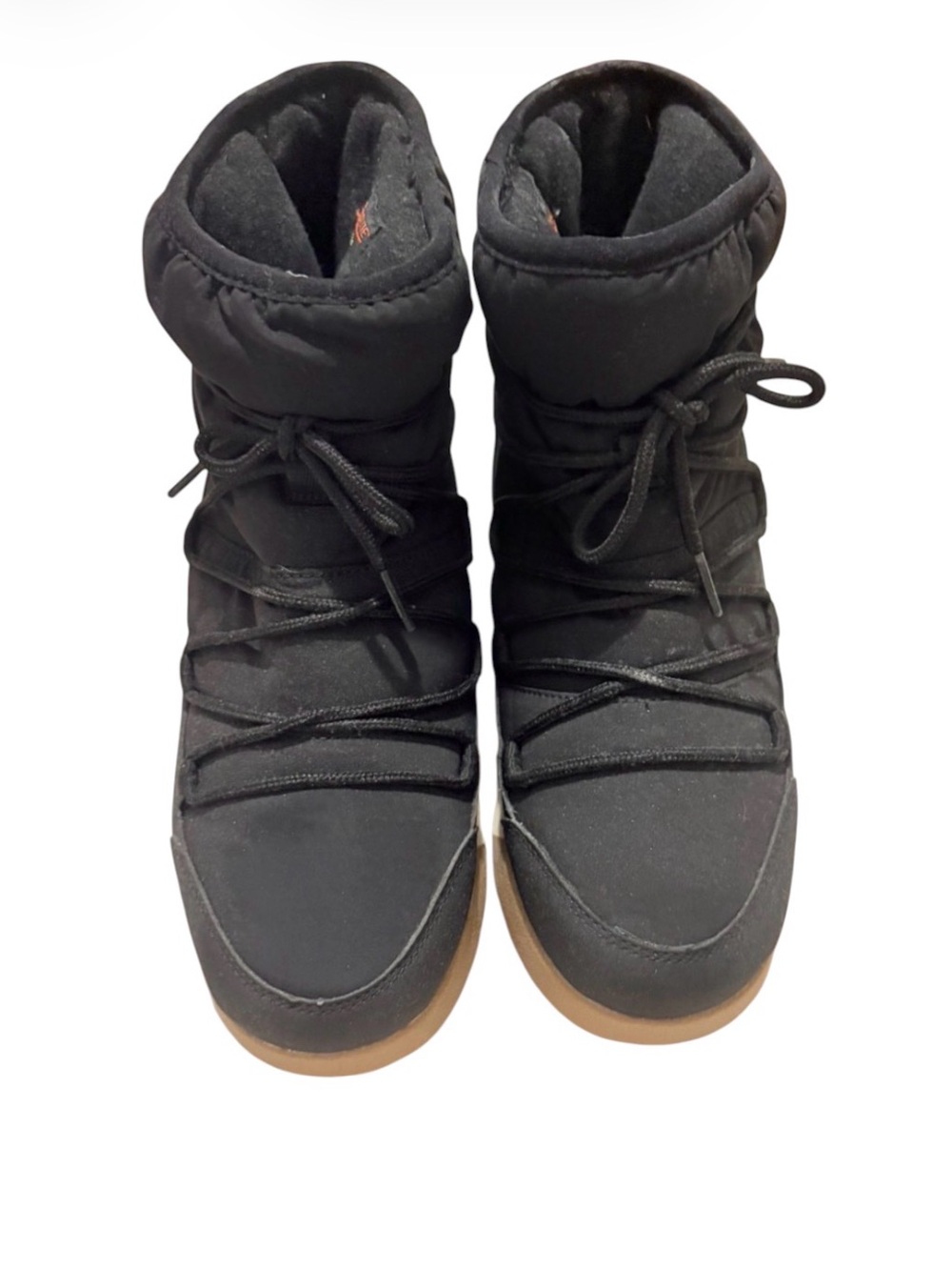 Target Black Winter Lace-Up Ankle Boots